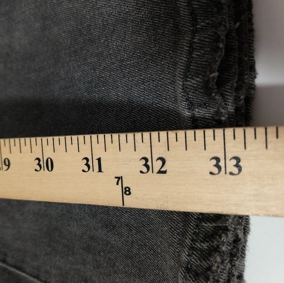 New Nova Distressed Black Jeans / Size 16 Tall - Picture 8 of 8